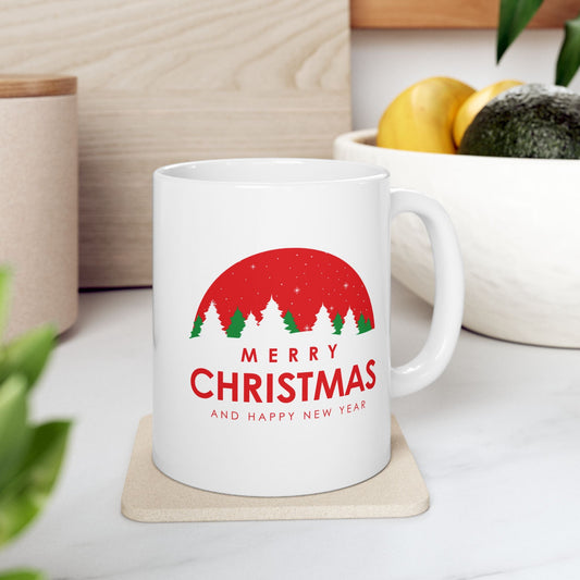 Christmas Ceramic Mug, Holiday Gift - Dassle