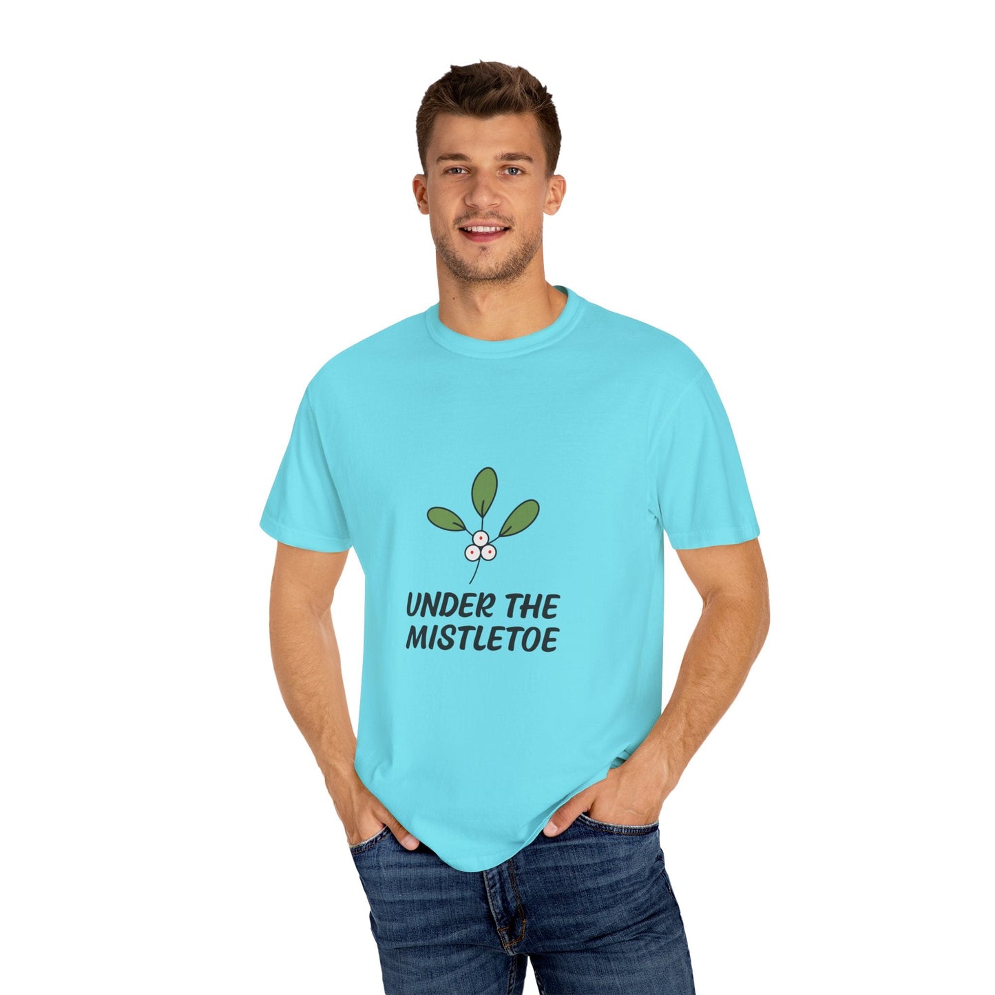Christmas Under the Mistletoe T-Shirt for Festive Cheer - Dassle