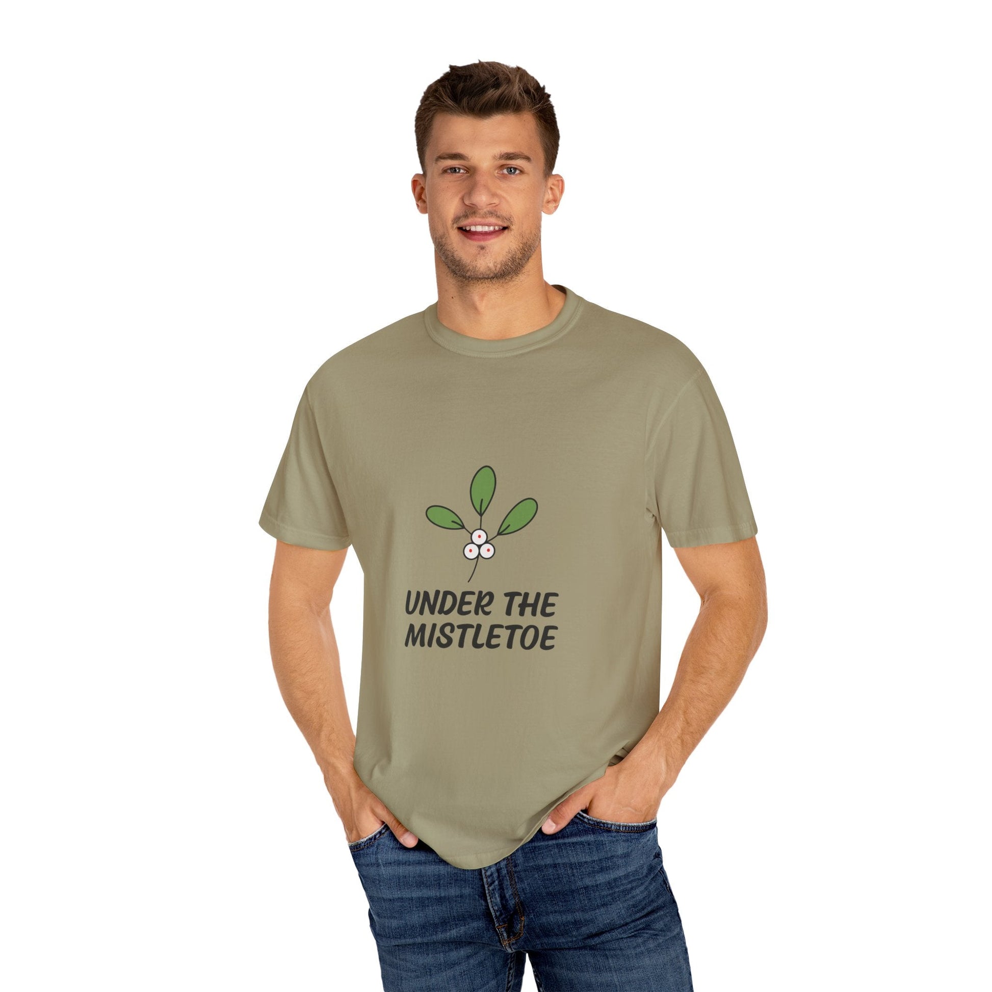 Christmas Under the Mistletoe T-Shirt for Festive Cheer - Dassle