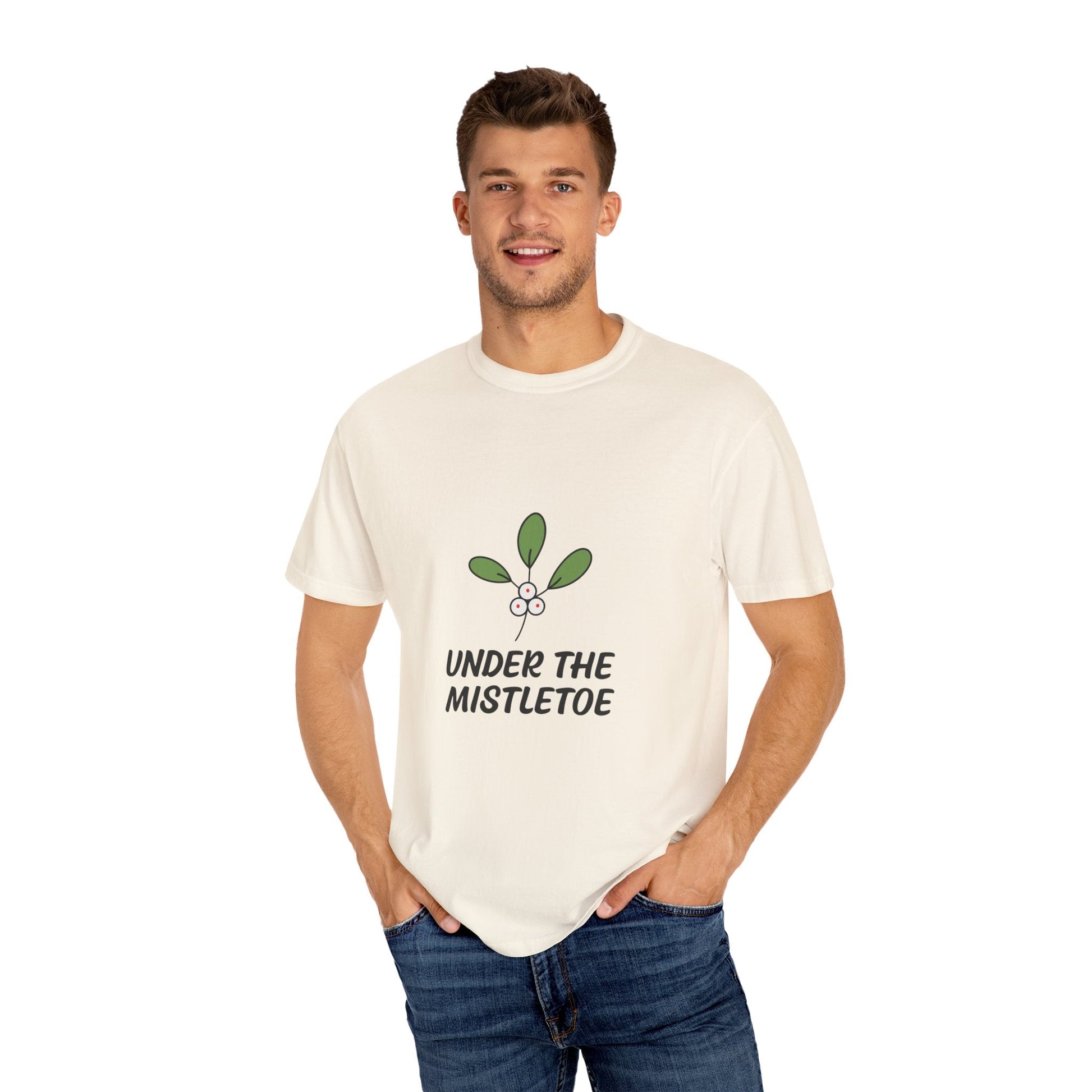 Christmas Under the Mistletoe T-Shirt for Festive Cheer - Dassle