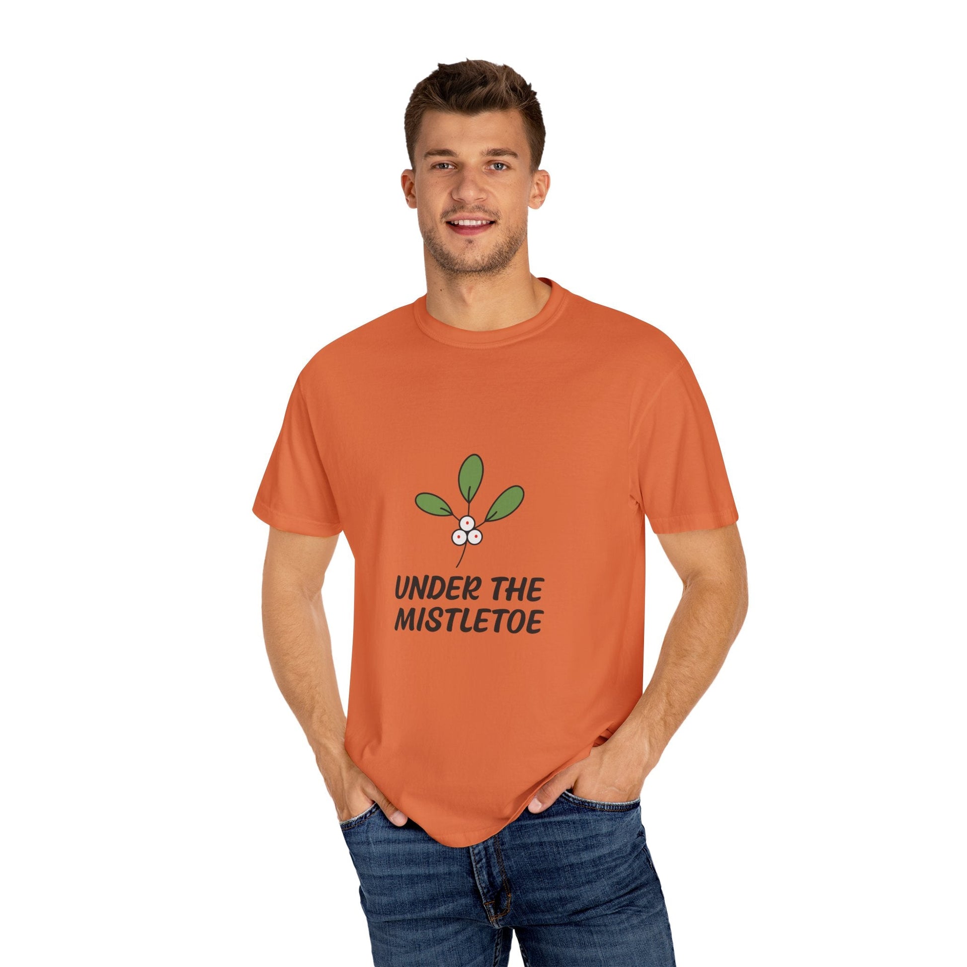 Christmas Under the Mistletoe T-Shirt for Festive Cheer - Dassle