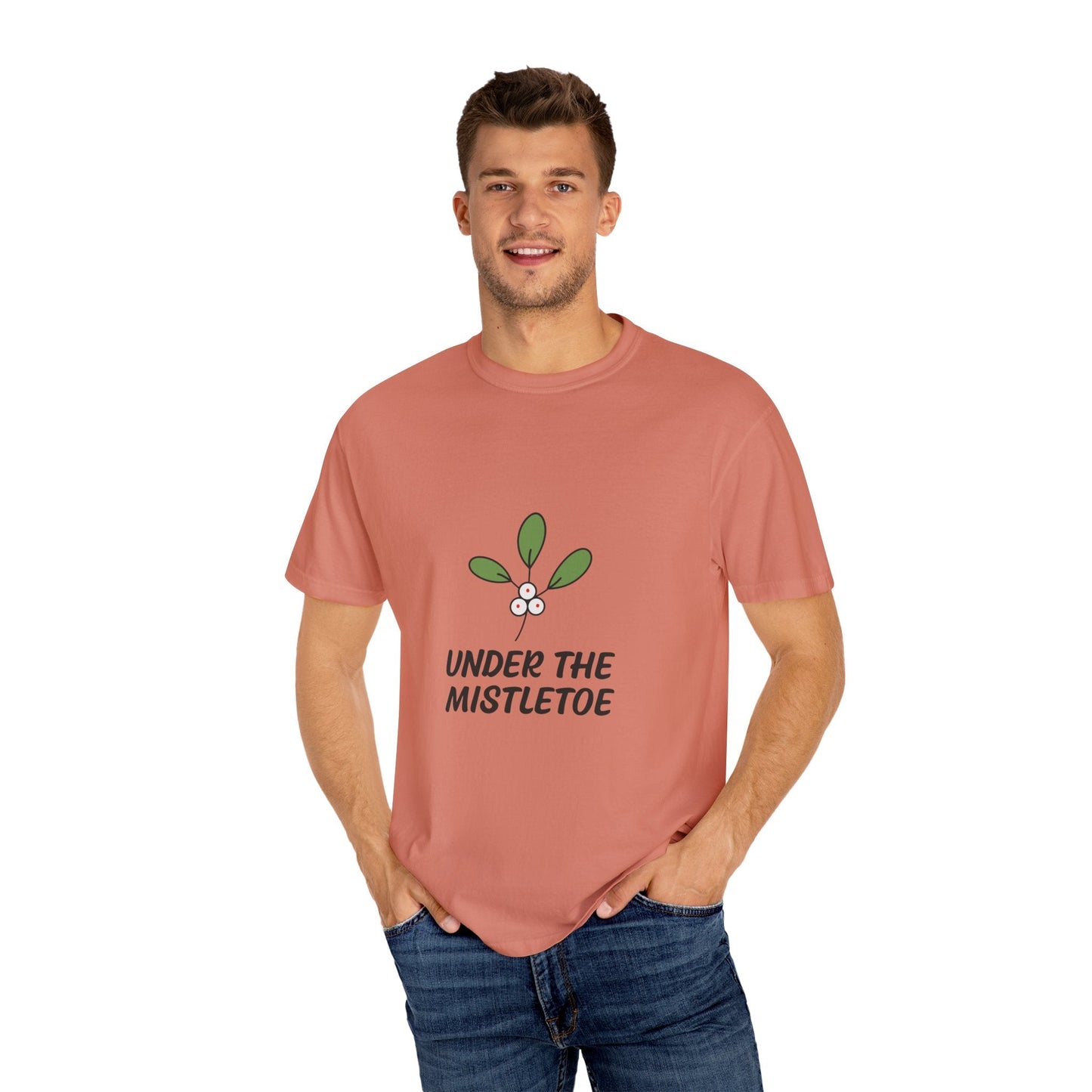 Christmas Under the Mistletoe T-Shirt for Festive Cheer - Dassle