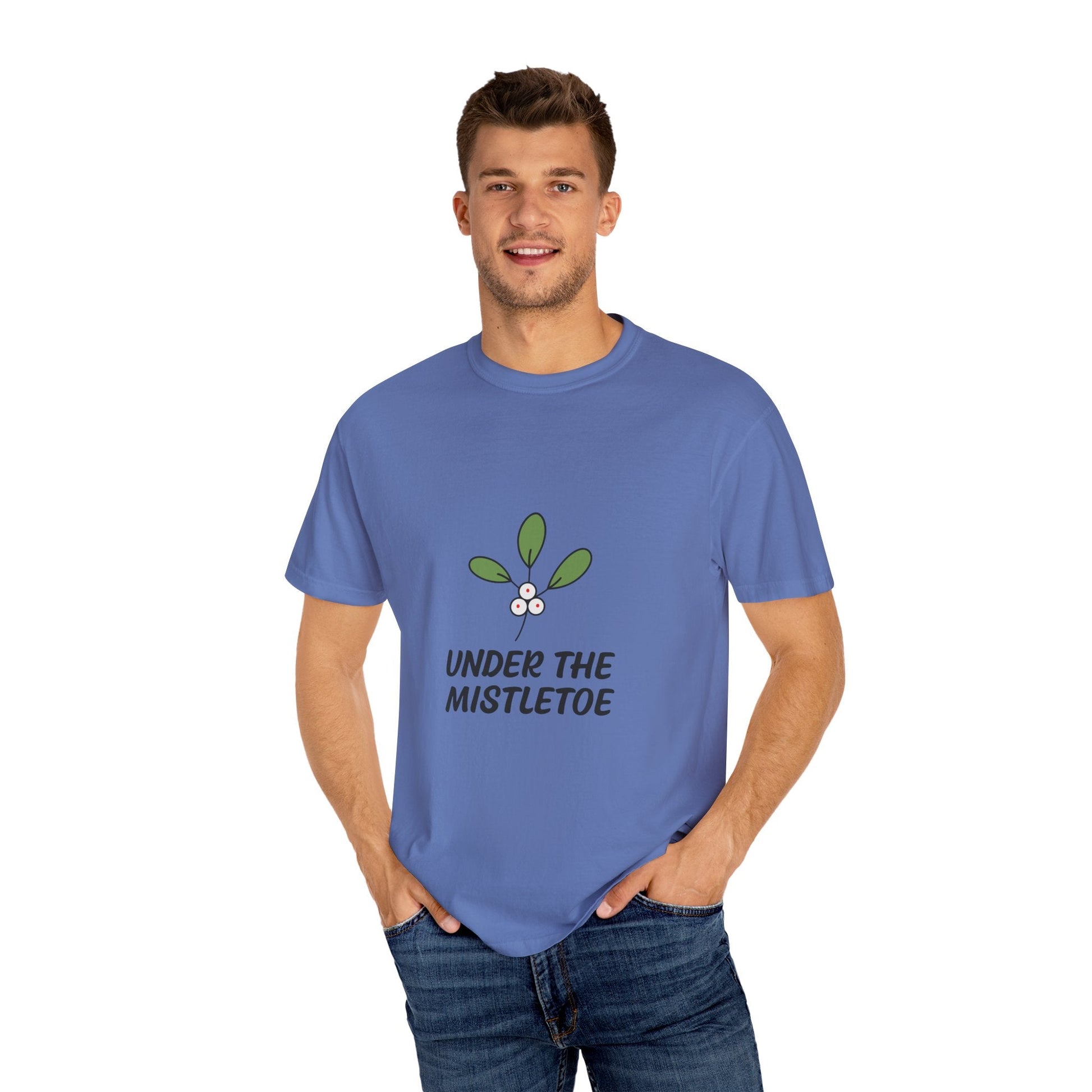 Christmas Under the Mistletoe T-Shirt for Festive Cheer - Dassle