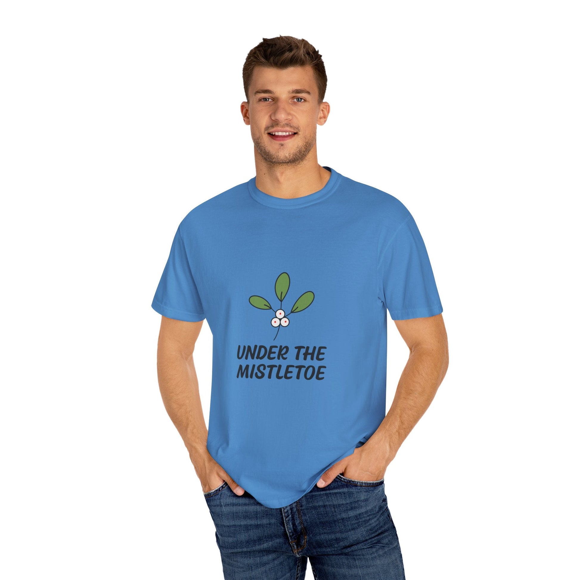 Christmas Under the Mistletoe T-Shirt for Festive Cheer - Dassle