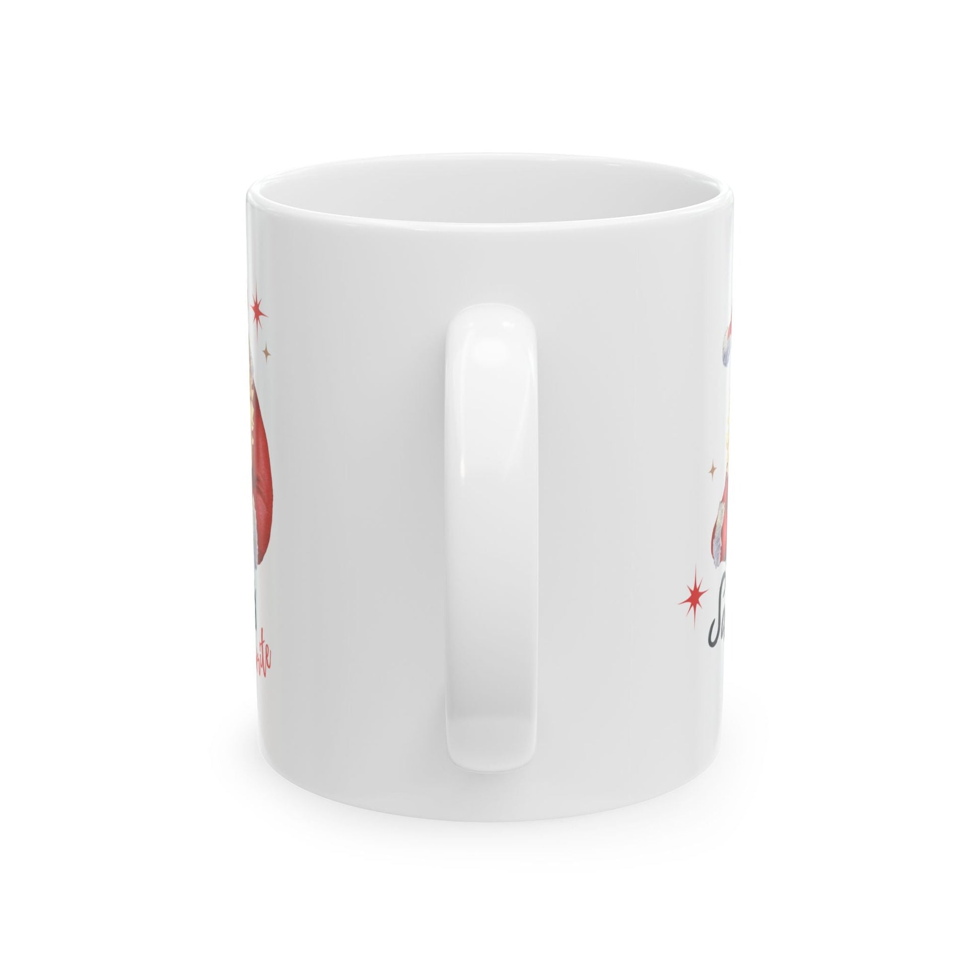 Santa's Favorite Ceramic Mug, Christmas Gift, Holiday Drinkware, Cute Coffee Cup, Festive Mug, Seasonal Kitchen Decor - Dassle