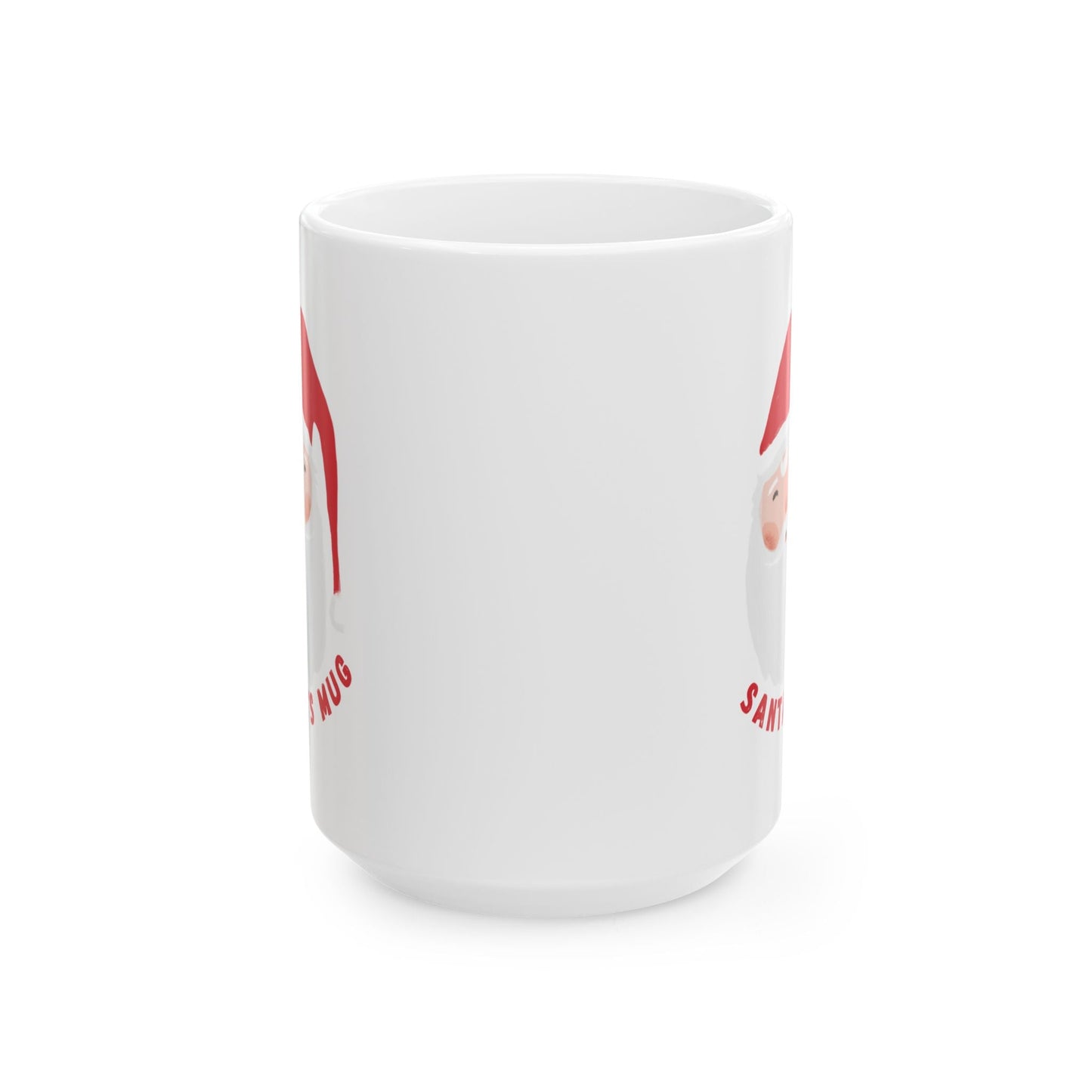 Whimsical Santa Ceramic Mug, Christmas Coffee Cup, Funny Holiday Gift, Festive Drinkware, Unique Santa Claus Mug - Dassle